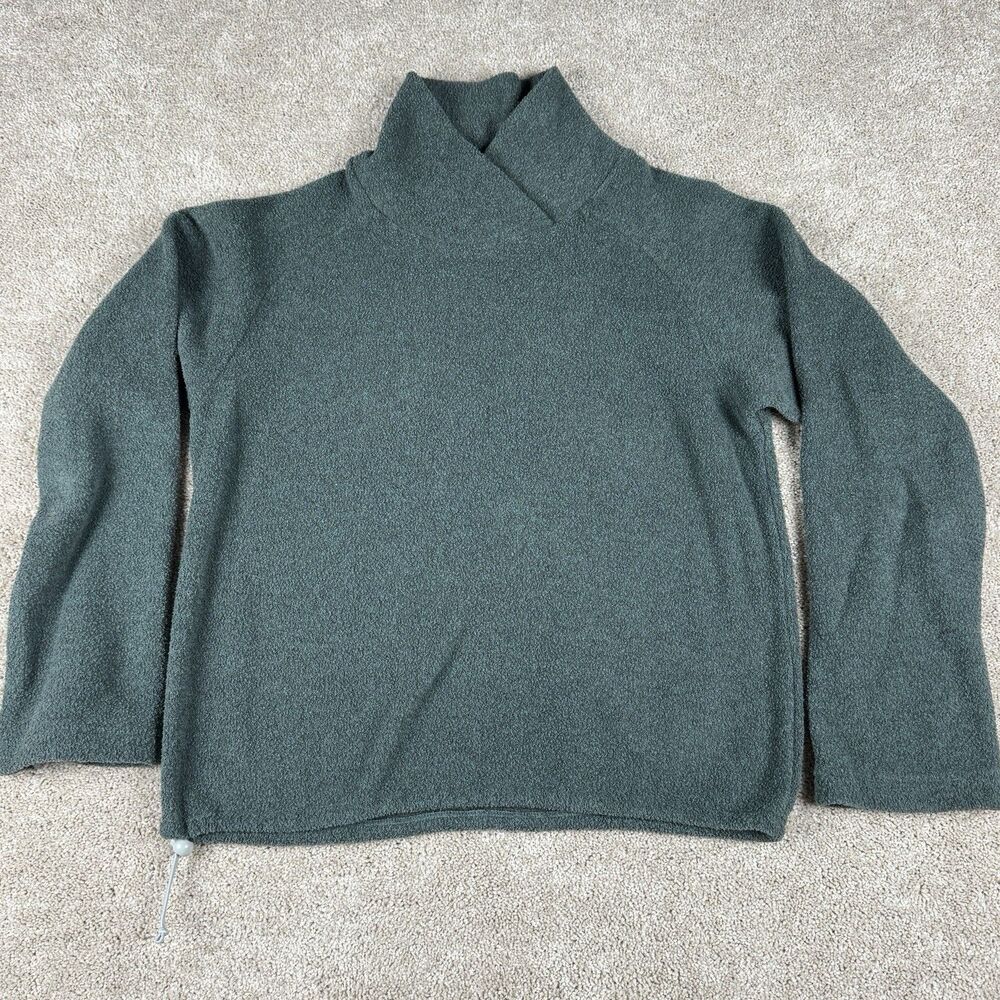 Nike Fleece Mock Neck Sweatshirt Women's Medium Cozy Athleisure Pullover Workout